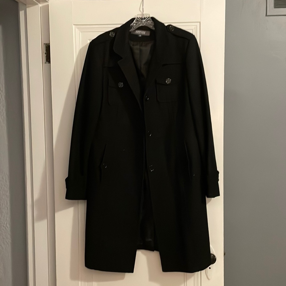 Kenneth Cole Reaction Wool Blend Dress Coat